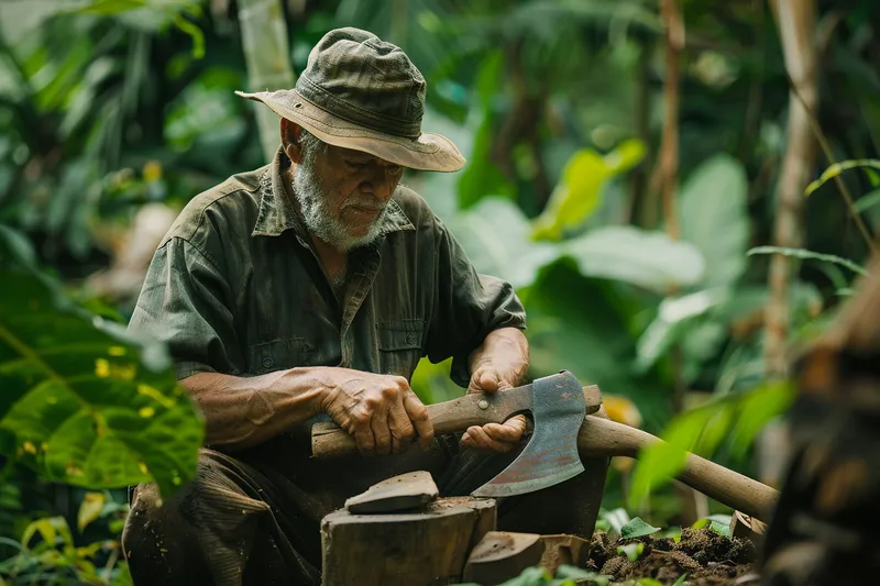 Afilar hacha con limas: secretos del experto